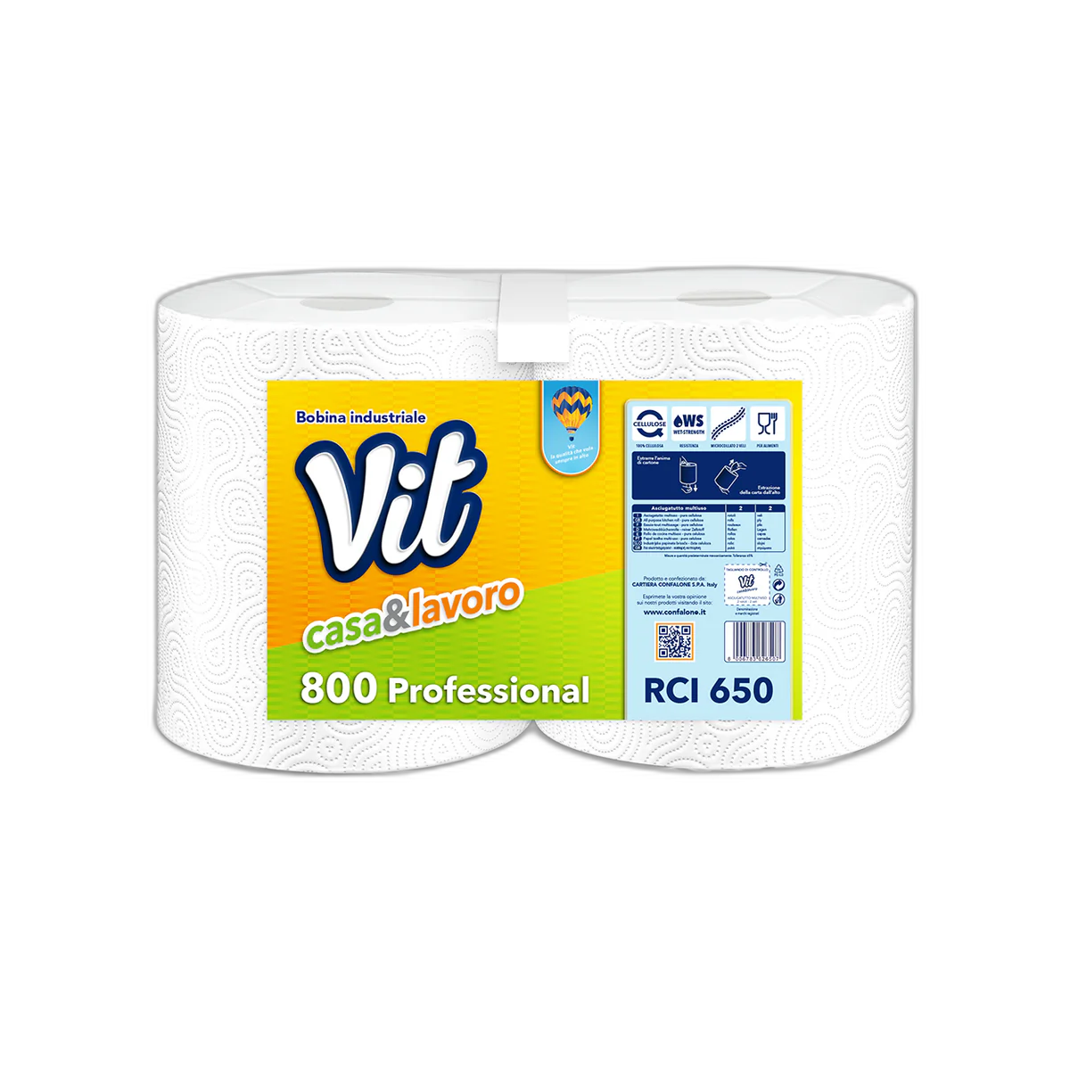 ASCIUGATUTTO VIT 2 ROTOLONI – 800+800