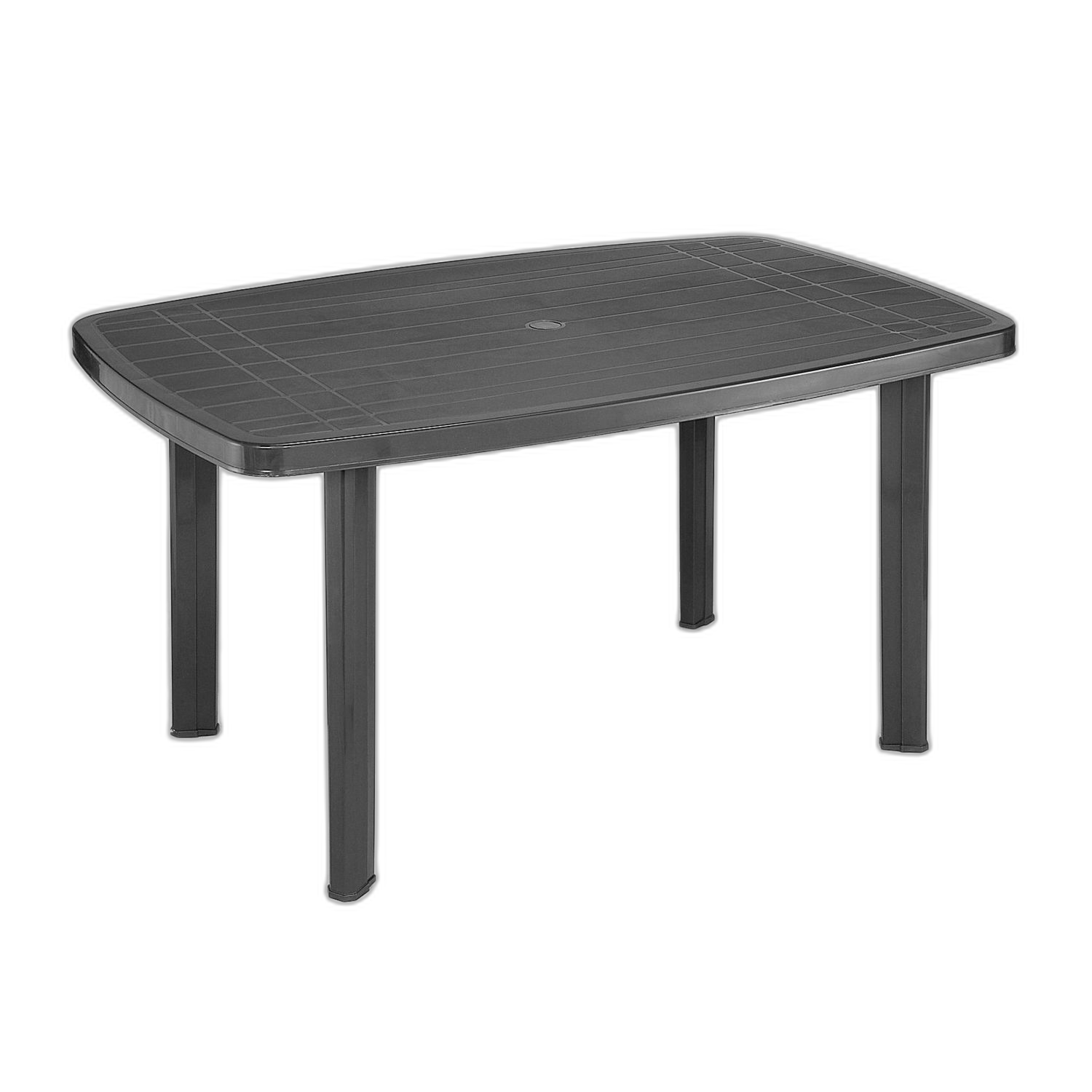 TAVOLO IN RESINA FARO – bianco, verde, antracite - 137x85 cm