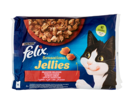 FELIX SELEZIONI DELIZIOSE IN GELATINA – VARI GUSTI - 4X85G