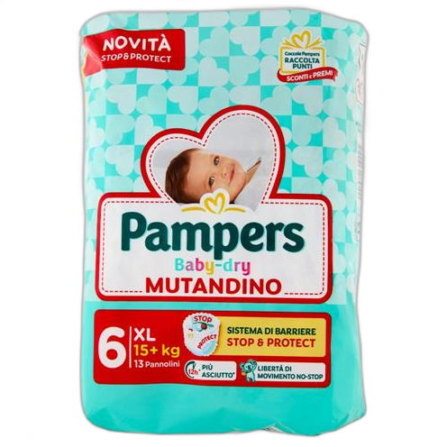 PANNOLINI PAMPERS – 16PZ
