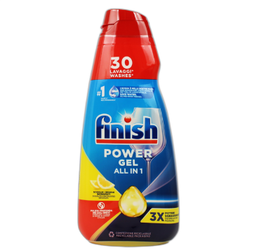 FINISH GEL POWER DETERSIVO PER LAVASTOVIGLIE – VARIE FRAGRANZE - 600ML